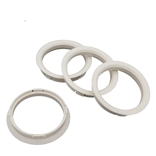 KONIKON 4X Zentrierringe 72,50 x 65,10 mm Weiß Felgen Ringe Radnaben Zentrierring Adapterring Ring Felgenring Distanzring Made in...