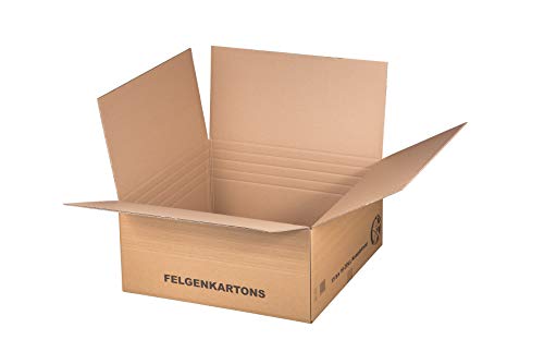 karton-billiger Felgenkartons Komplettradkartons für 15-22' Felgen - je 4 Stück (Komplettrad 15-19' 66x66x30cm)