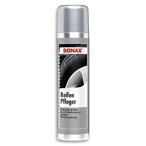 SONAX ReifenPfleger (400 ml) reinigt verschmutzte Autoreifen und bringt die satte Farbe und den ursprünglichen Tiefenglanz...