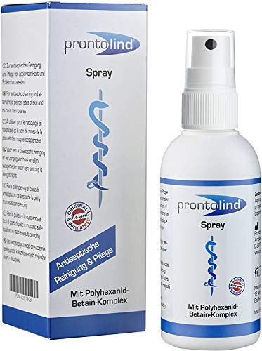 Prontolind Spray 75 ml – zur Reinigung und Pflege von Piercings, Tunneln, Plugs und Bodymodifications – empfohlen von...