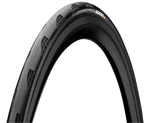 Continental Unisex – Erwachsene Grand Prix 5000 Fahrradreifen, schwarz, 25-622 | 700 x 25C