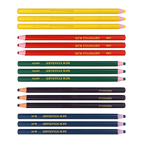 STOBOK Peel- Off China Marker Fett Bleistift Wachs Bleistift Assorted Farben Kreide Writting Bleistift für Kennzeichnung...